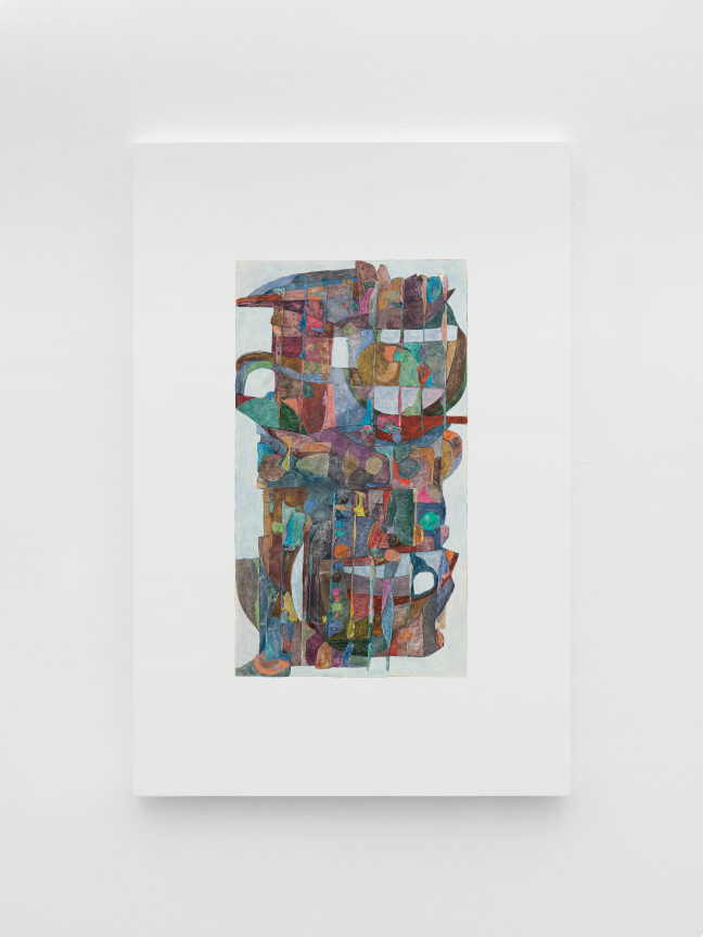 Colored abstract shapes