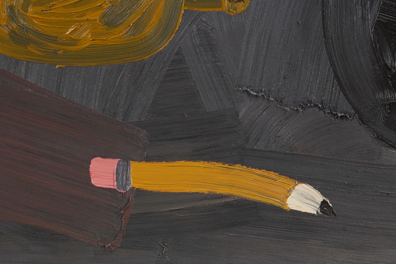 pencil on the street