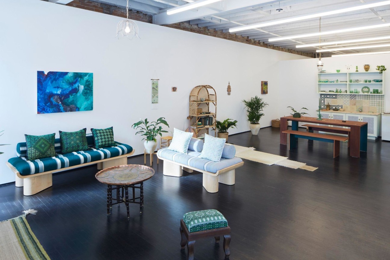 installation view of jordan nassar's The Field Is Infinite December 5, 2020 - April 4, 2021