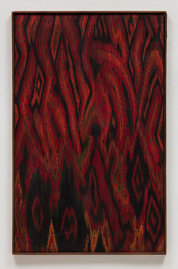 , LEE MULLICAN, Meditation on a Landscape, 1963 , Oil on canvas, 36 x 24 in.&nbsp;