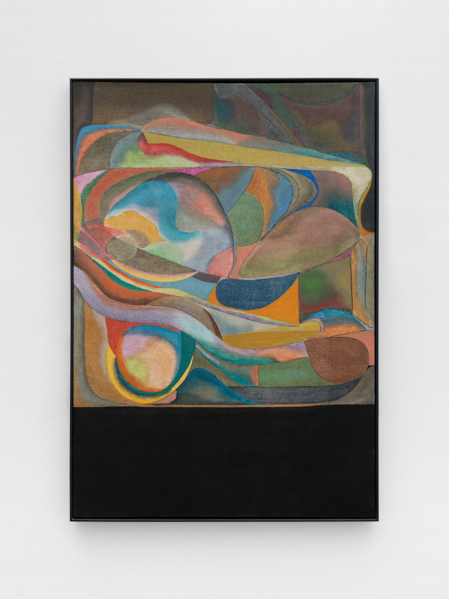 Brightly colored abstract shapes