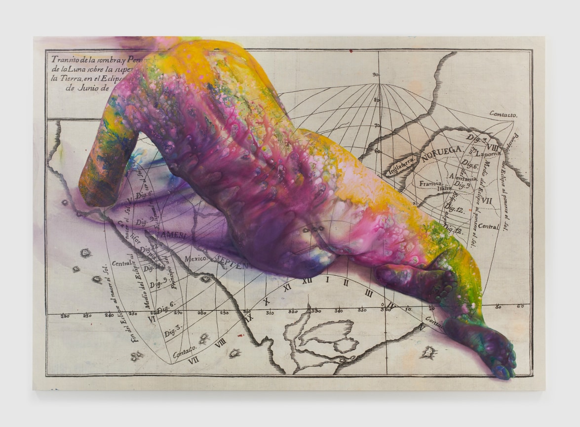 FIRELEI B&Aacute;EZ Untitled (Transito de la sombra y penumbra de la Luna sobre la superficie de la Tierra), 2021