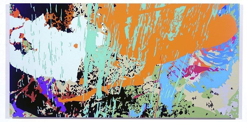 Image of INGRID CALAME's From #230 Drawing (Tracings up to the L.A. River placed in the Clark Telescope Dome, Lowell Observatory, Flagstaff, AZ), 2006