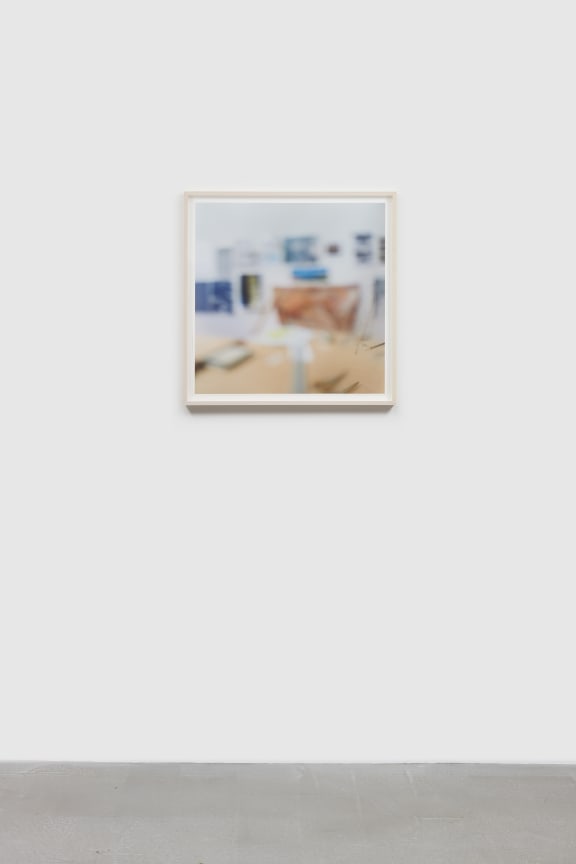 Image of SPENCER FINCH's Trying to See Clearly (studio wall through my right spectacle lens), 2018