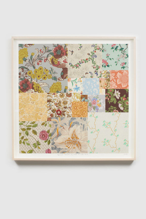 Image of SPENCER FINCH's The Brain &mdash; is wider than the Sky (squared square of order 21 for Emily Dickinson), 2018