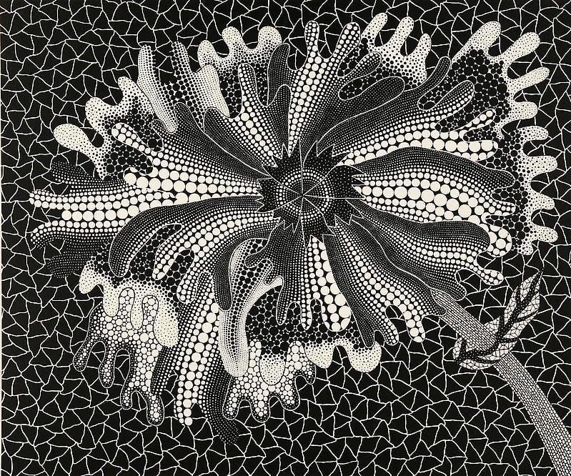 YAYOI KUSAMA Flower XL, 1993
