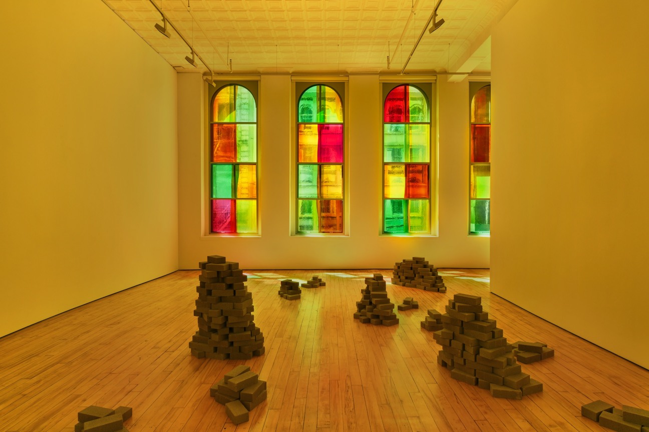 SPENCER FINCH, Fourteen Stones, 2025