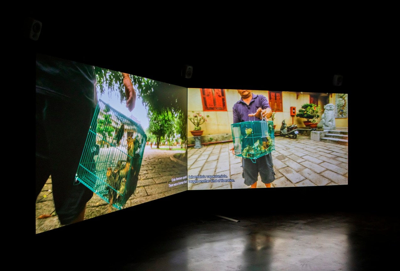 Installation view, ARS22: Living Encounters, Museum of Contemporary Art Kiasma, Helsinki, Finland, April 8 - October 16, 2022.