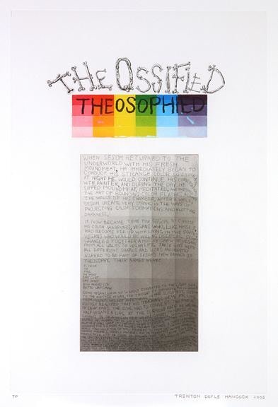 Image of TRENTON DOYLE HANCOCK's The Ossified Theosophied 石化通灵者, 2005