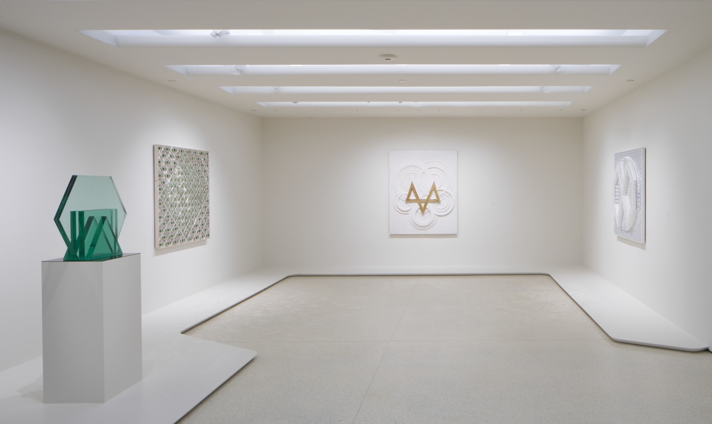 Installation view,&nbsp;Monir Shahroudy Farmanfarmaian,&nbsp;Infinite Possibility. Mirror Works and Drawings 1974&ndash;2014, Solomon R. Guggenheim Museum, March 13 - June 3, 2015, Photograph by David Heald. &copy;&nbsp;Solomon R. Guggenheim Foundation, New York.
