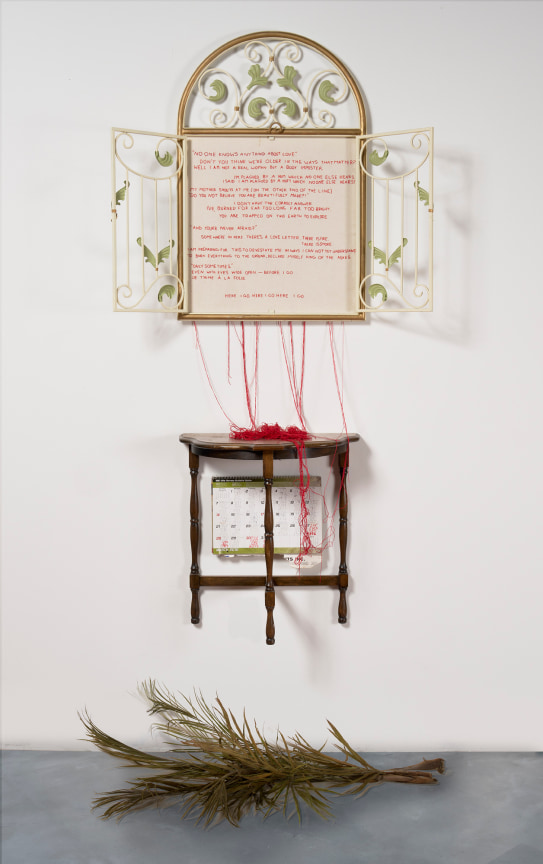 ALEXANDRIA COUCH, Poem For House II (You Are Trapped On This Earth To Explode), 2023