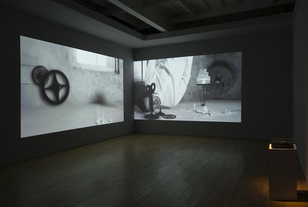 two video projections