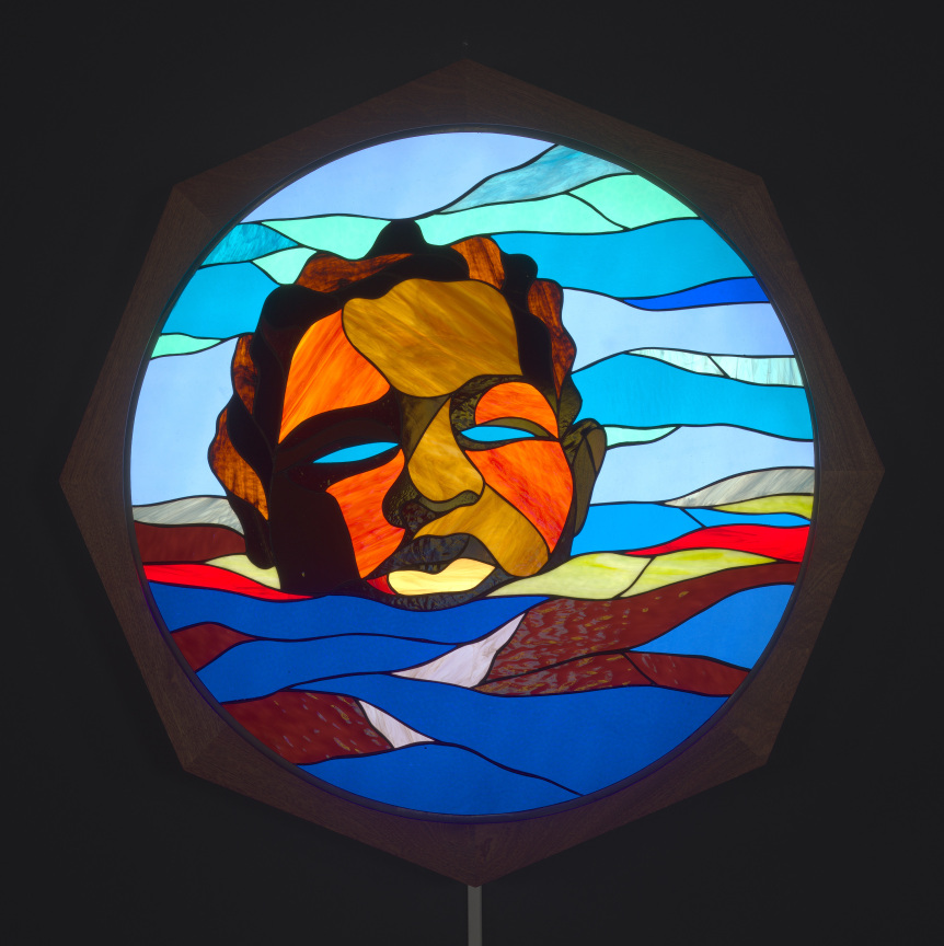 image of stained glass work by Christopher Myers
