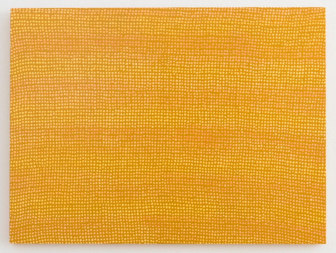 , MICHELLE GRABNER&nbsp;Kitchen Brown,&nbsp;1998&nbsp;Enamel on panel&nbsp;17 3/4 x 23 3/4 in. (45.1 x 60.3 cm)