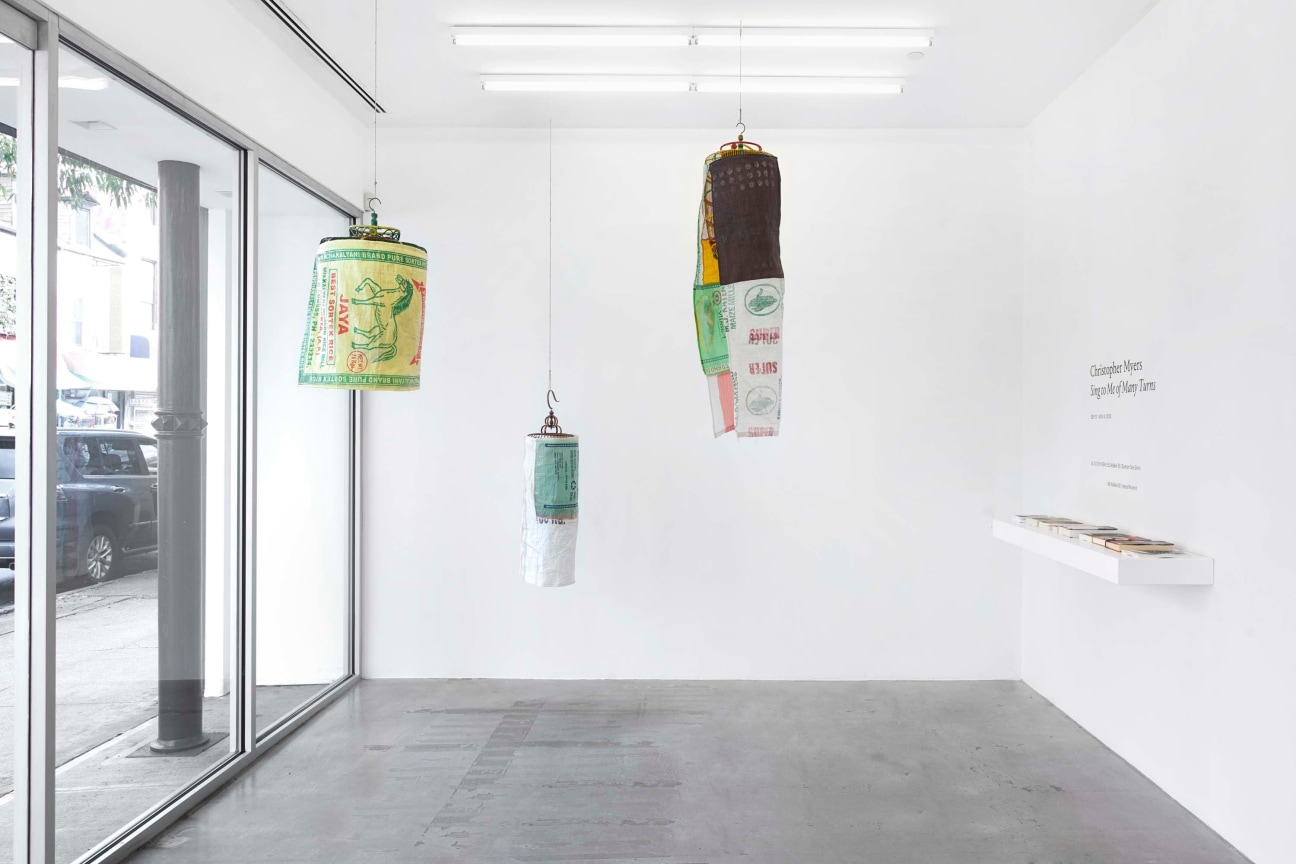 Installation view, Christopher Myers: Sing to Me of Many Turns, James Cohan, 291 Grand Street, NY, September 21 - November 4, 2023