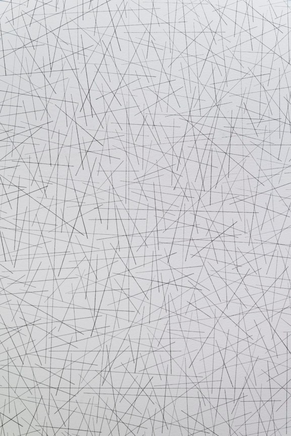 small lines etched over each other