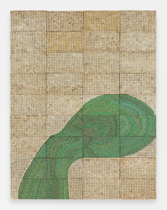 Reclaimed electrical wires and components on panel