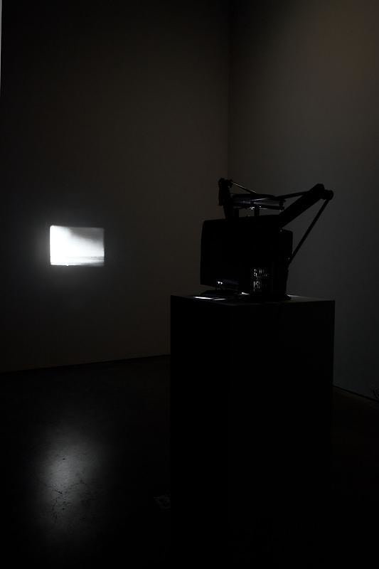installation in a dark room