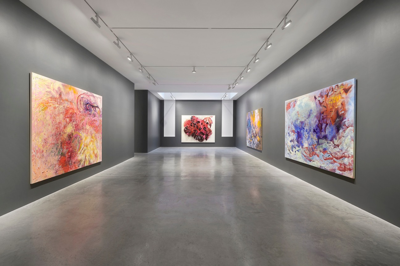 Installation view, Firelei B&aacute;ez,&nbsp;Americananana, James Cohan, 48 Walker Street,&nbsp;October 27 - December 21, 2022