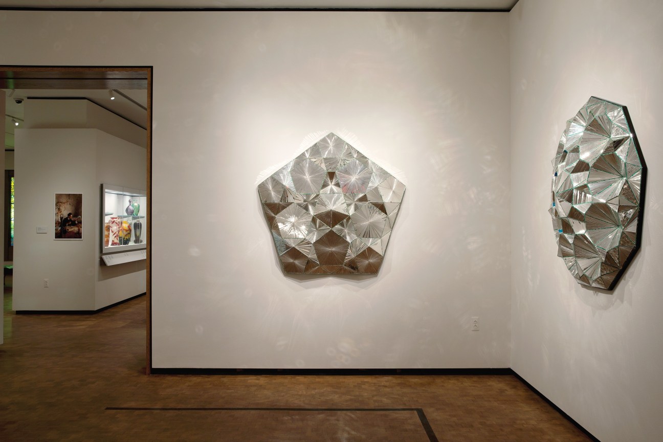 Installation view,&nbsp;Monir Shahroudy Farmanfarmaian: Infinite Possibility. Mirror Works and Drawings, 1974-2014, Chrysler Museum of Art, Norfolk, VA, March 16 - July 30, 2017