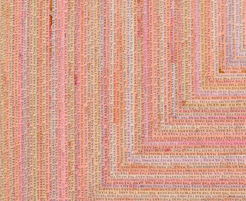 Detail of SIMON EVANS's The Hand, 2011