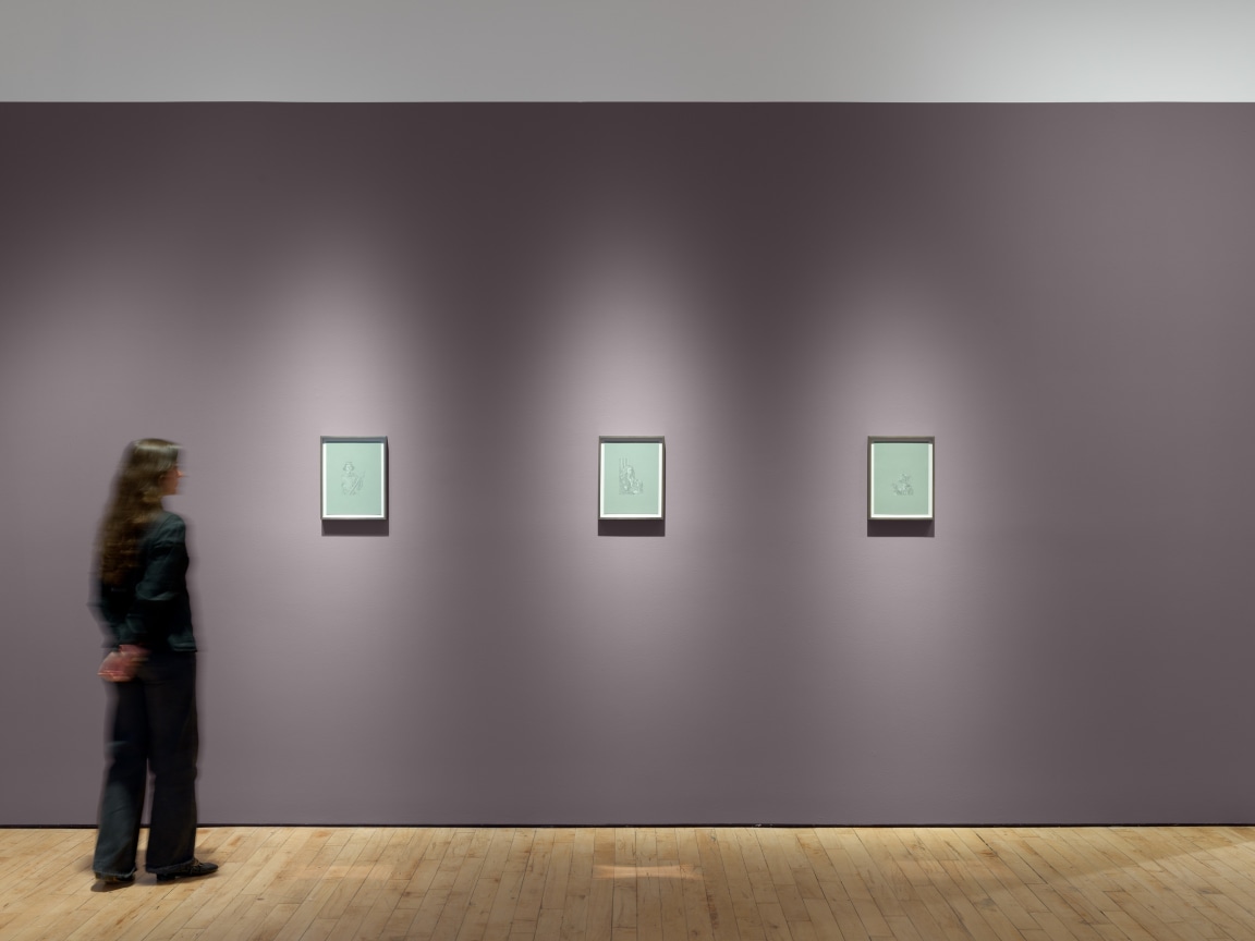 Installation view, Jesse Mockrin,&nbsp;First Romance,&nbsp;James Cohan, 52 Walker St, New York, NY, October 10 - November 1, 2025