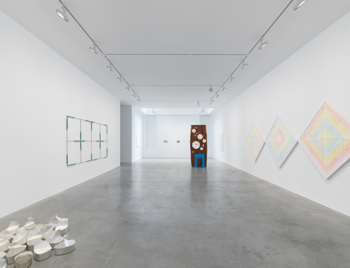 Installation view, Michelle Grabner,&nbsp;James Cohan, 48 Walker Street, NY, June 28 - July 28, 2023