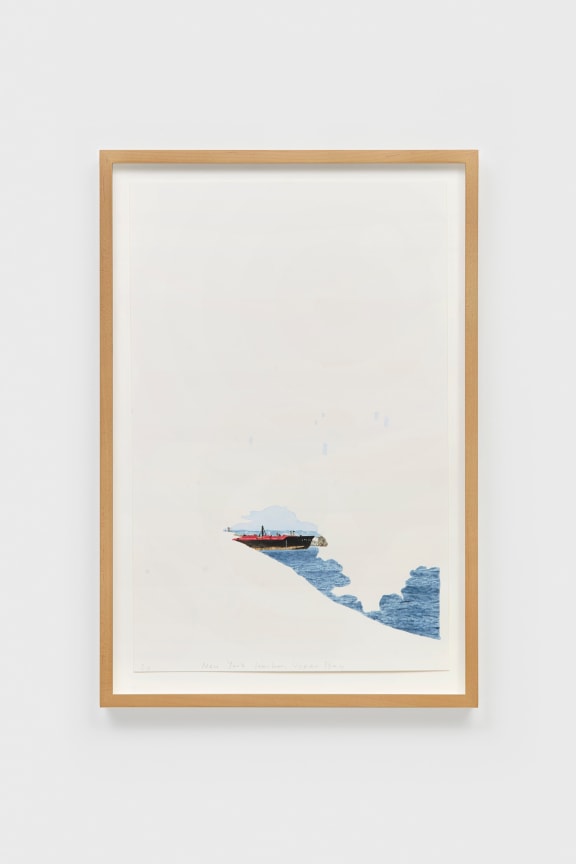 SPENCER FINCH, New York Harbor, Upper Bay, 2025