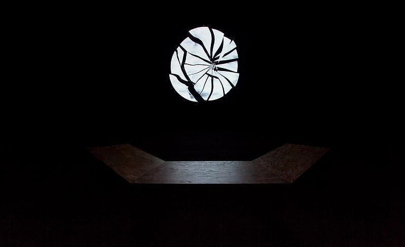 Installation image of an artwork