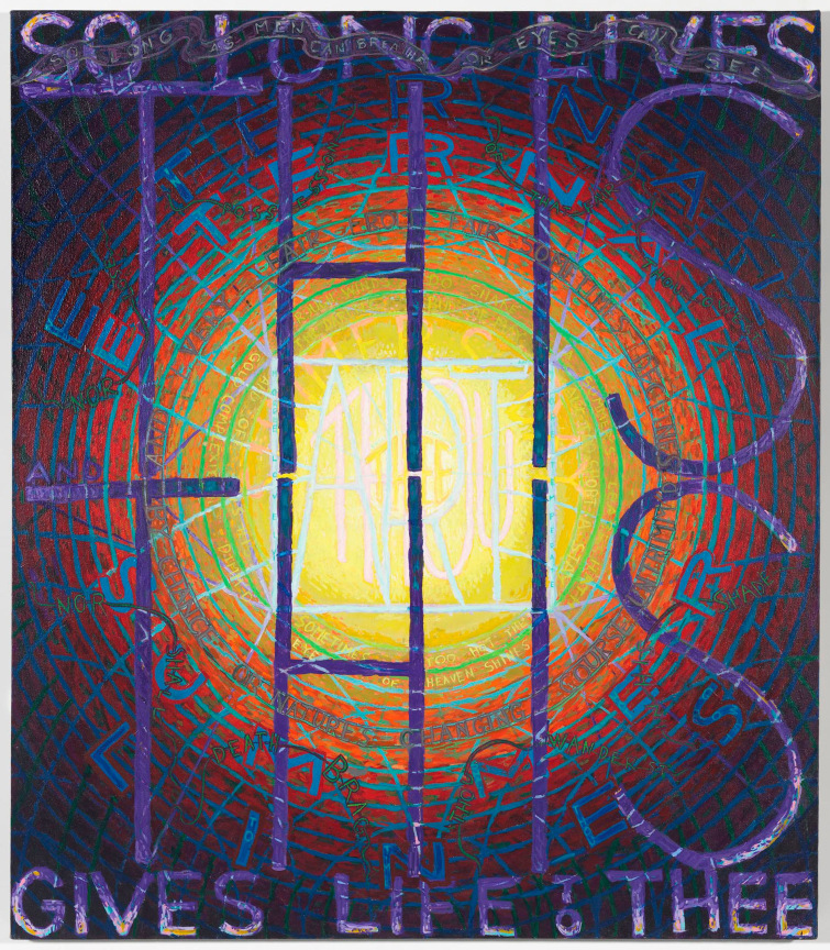 , PHILIP HANSON,&nbsp;Sonnet 18 (Shakespeare),&nbsp;2013, oil on canvas,&nbsp;49 1/4 x 42 3/4 in., 125.1 x 108.6 cm