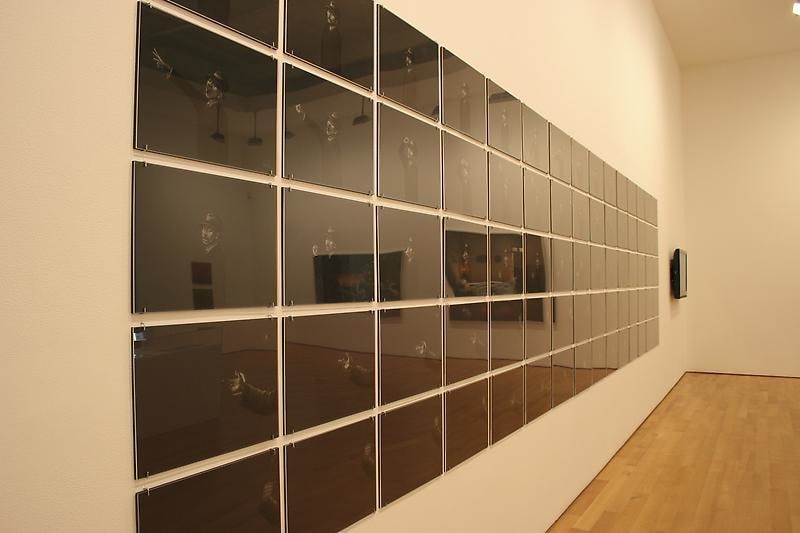 close up look of one large artwork