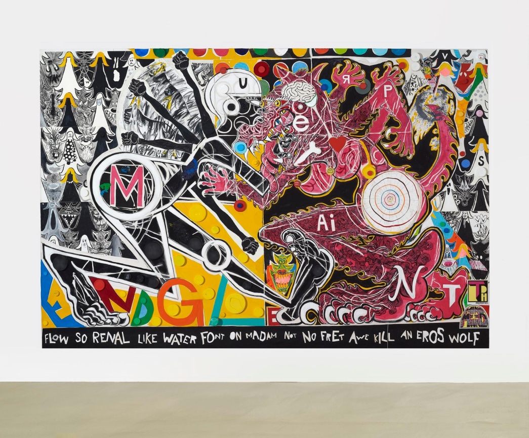 Image of TRENTON DOYLE HANCOCK's The She Wolf Amongst Them Fed Undom's Conundrum,&nbsp;2016