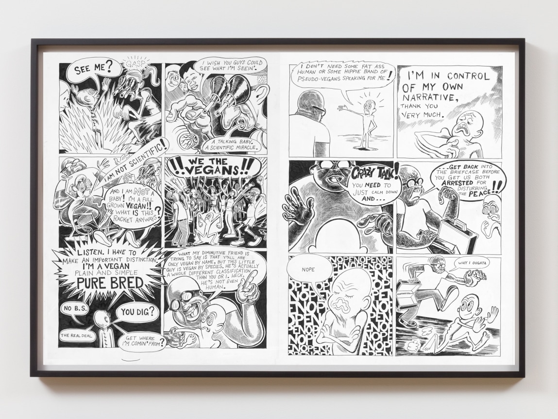 Image of TRENTON DOYLE HANCOCK's Trenton Doyle Hancock Presents The Moundverse, Chapter 2: Veganism, 2020