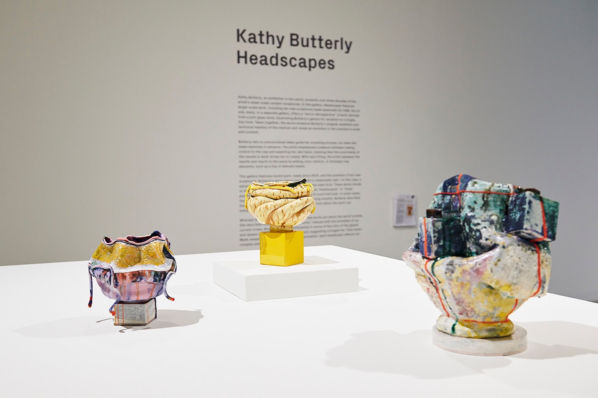 Installation view, Kathy Butterly,&nbsp;Out of one, many / Headscapes,&nbsp;Contemporary Art Museum St. Louis, MO,&nbsp;September 3, 2021 &ndash;&nbsp;February 13, 2022