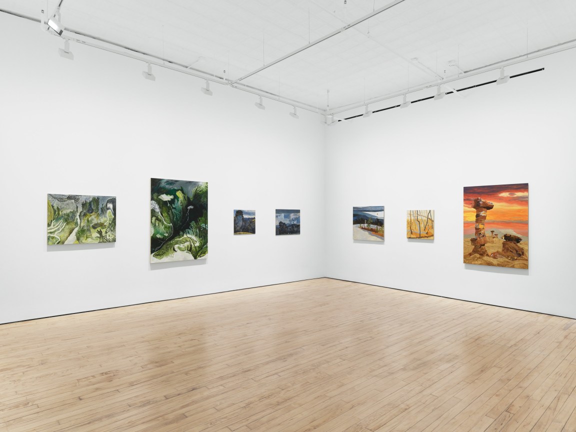 Installation view, Arcadia and Elsewhere, James Cohan, 52 Walker Street, NY, January 12 - February 10, 2024