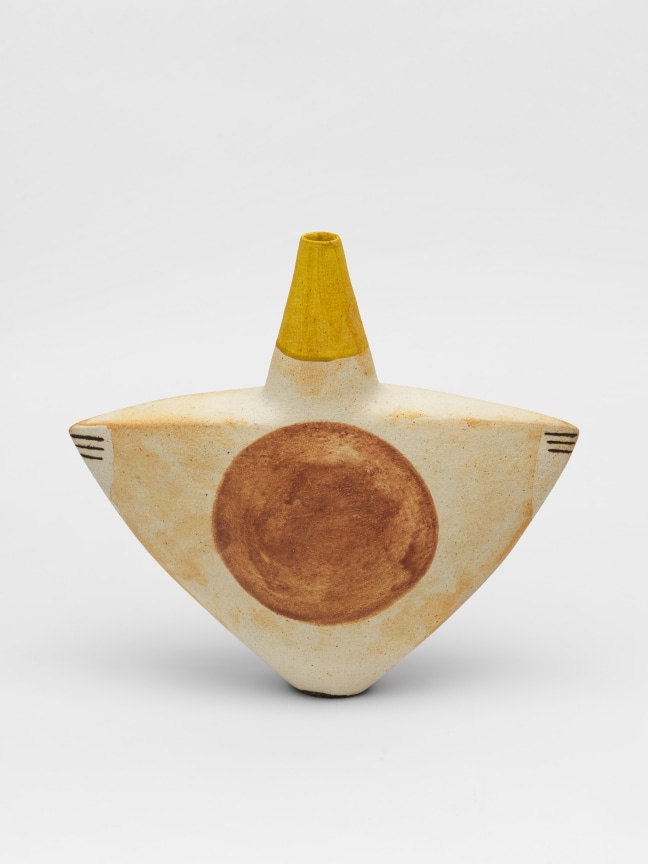 WAYNE NGAN, Vase with Rust Circular Design, 2017