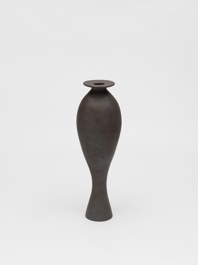 WAYNE NGAN, Thin Vase with Cast Iron Glaze, 2014