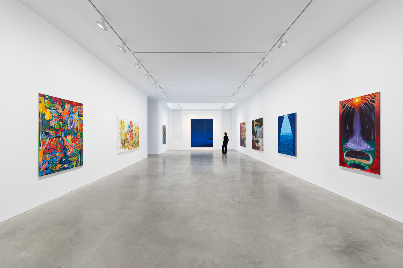 Installation view, Arcadia and Elsewhere, James Cohan, 48 Walker Street, NY, January 12 - February 10, 2024