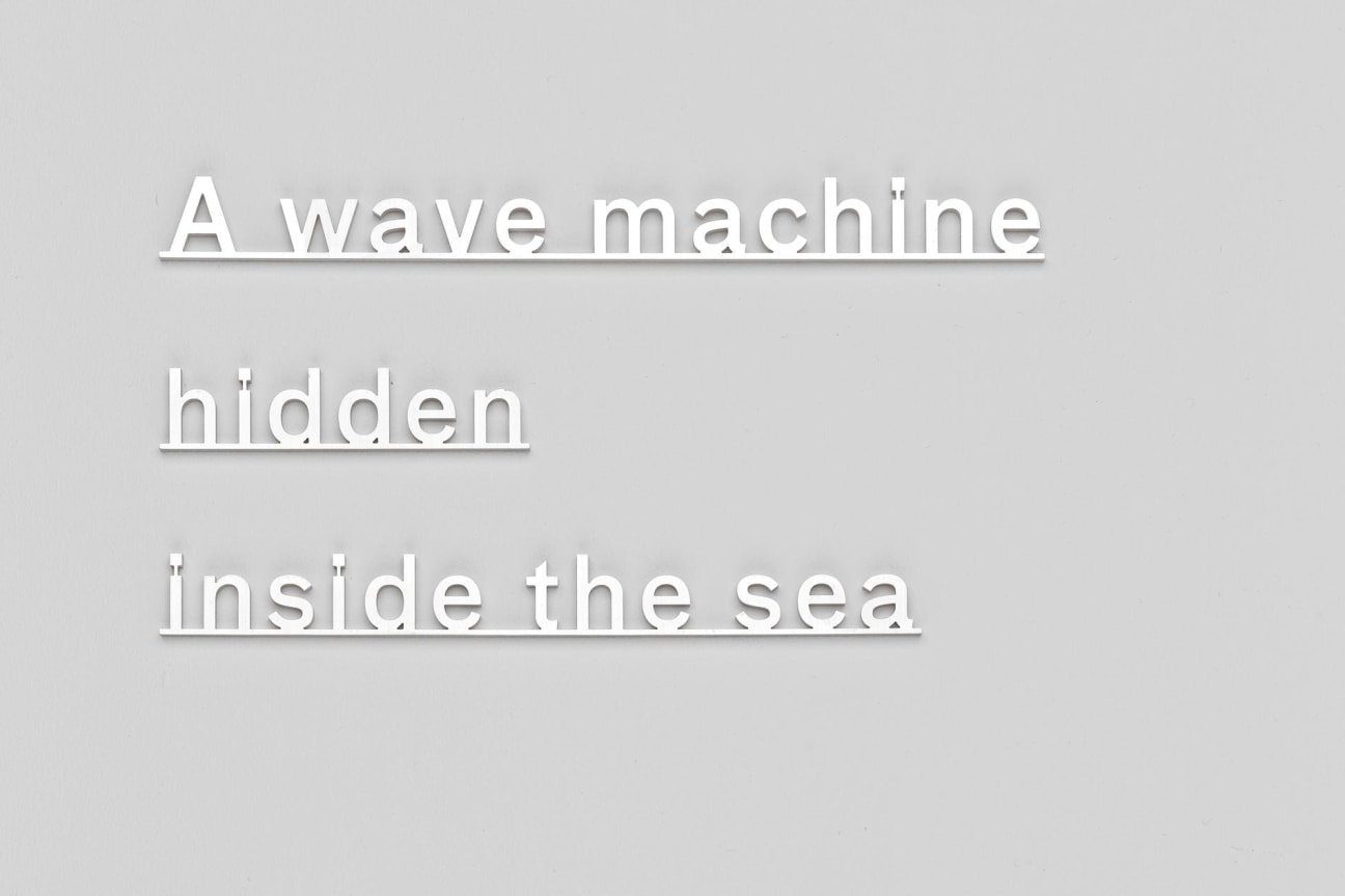 Image of KATIE PATERSON's A wave machine hidden inside the sea, 2015