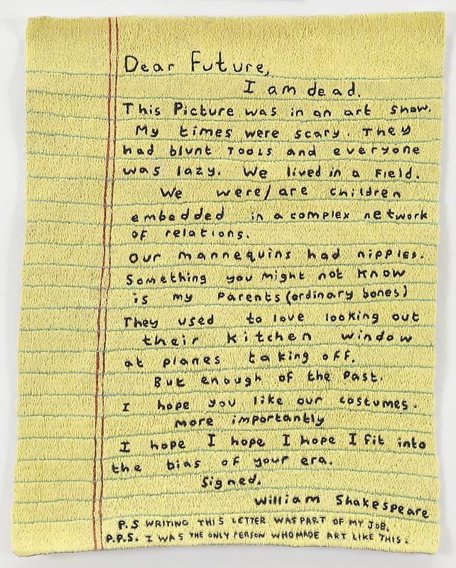 Image of SIMON EVANS's Letter To The Future, 2011