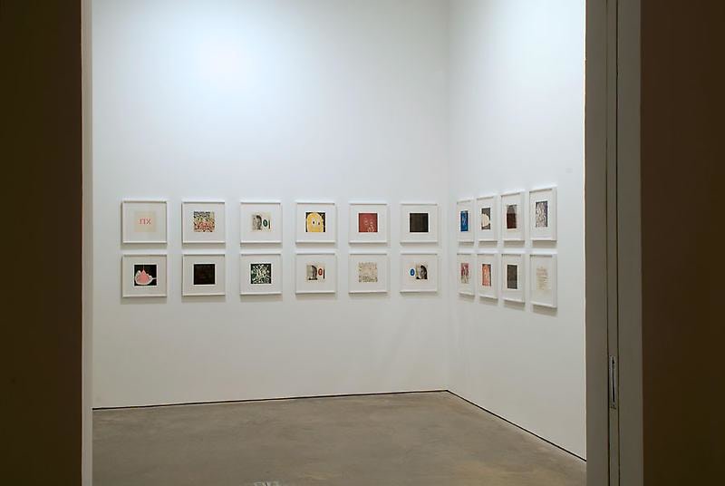 installation view of several of Trenton's works