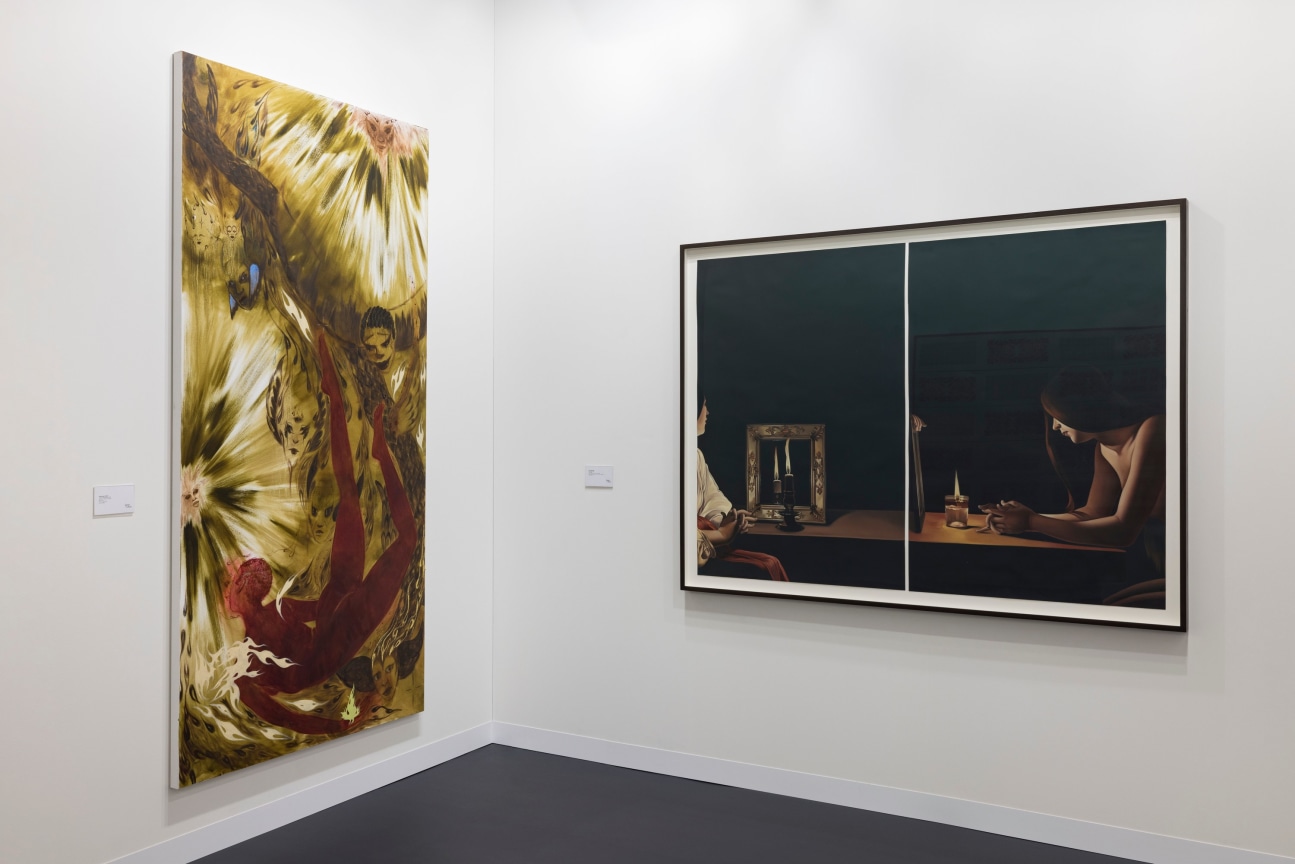 Installation view, A11 Booth, Art Basel 2023, James Cohan Gallery, Basel, Switzerland.