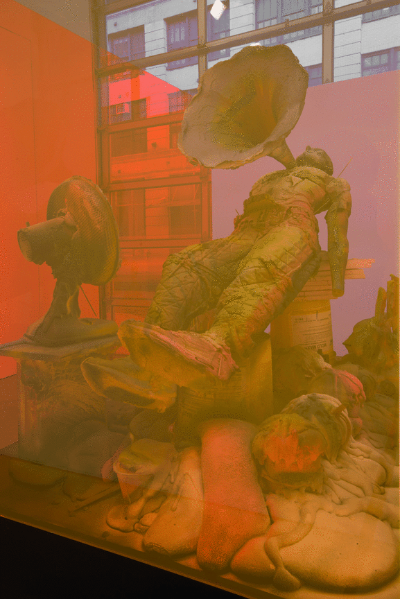 installation view of an artwork