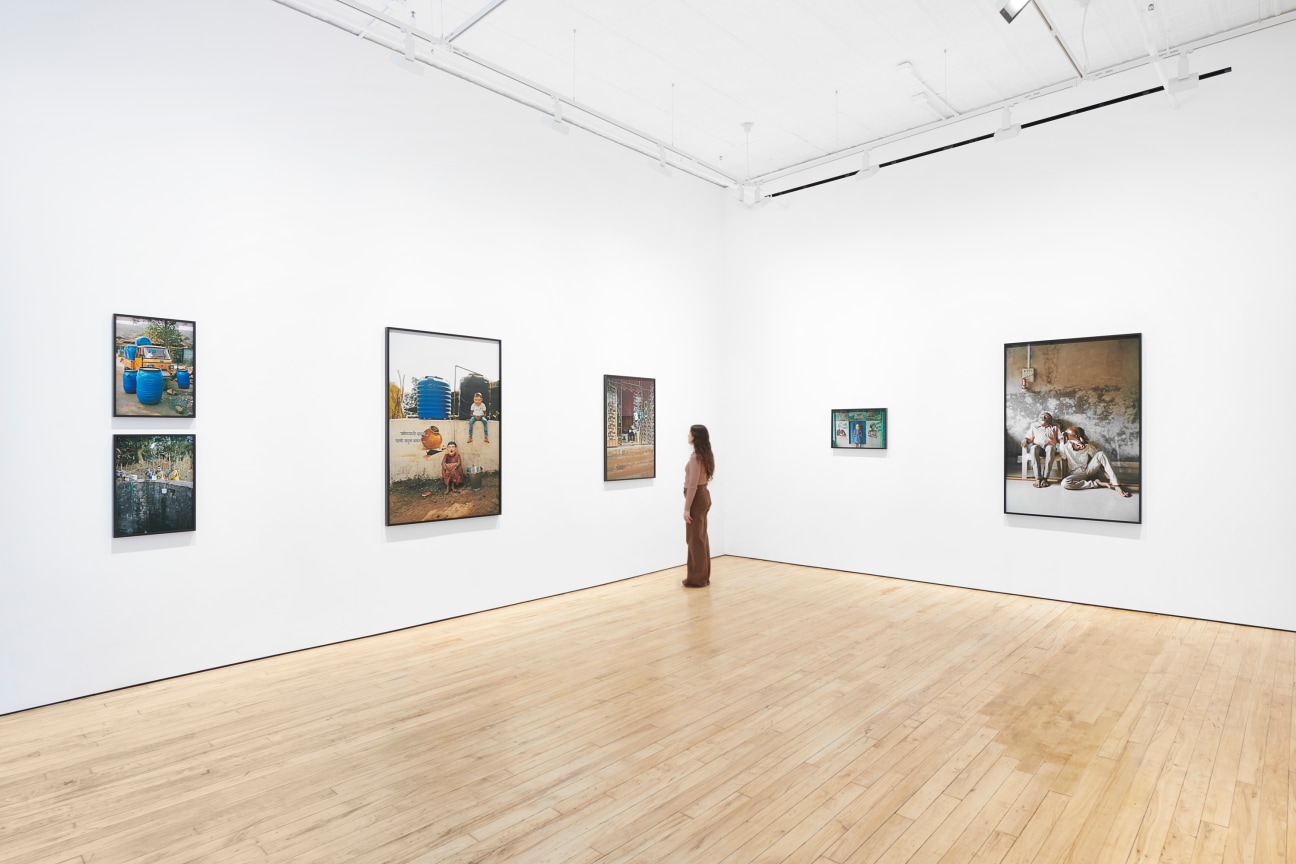 Installation view, Gauri Gill,&nbsp;A Time to Play: New Scenes from Acts of Appearance, James Cohan, 52 Walker Street, October 7-November 13, 2021