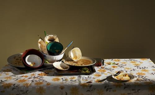 Image of CHEN WEI's 陈维 Silent Dinner Table 寂静的餐桌, 2009