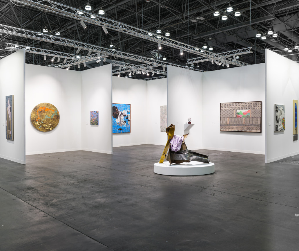 Installation view, James Cohan at The Armory Show, Booth 116, Javits Center, New York, NY, September 4-7, 2025. Photo by Silvia Ros.