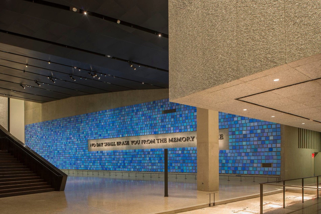 Installation View, Spencer Finch, Trying to Remember the Color of the Sky on That September Morning