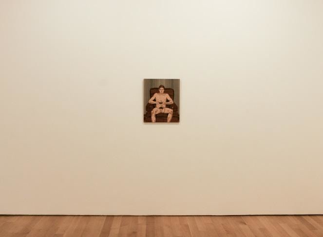 installation view of one artwork