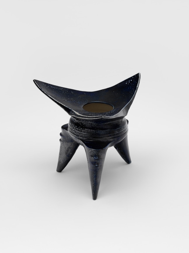 WAYNE NGAN, Blue Tripod Vase, c. 2000s