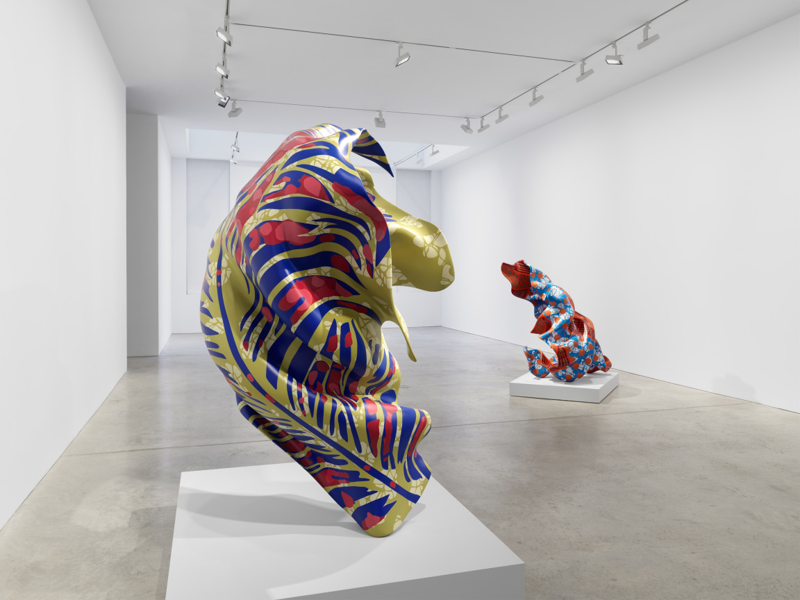 Installation view,&nbsp;Yinka Shonibare CBE: Boomerang: Returning to African Abstraction,&nbsp;James Cohan, 48 Walker Street, NY, October 26 - December 22, 2023.
